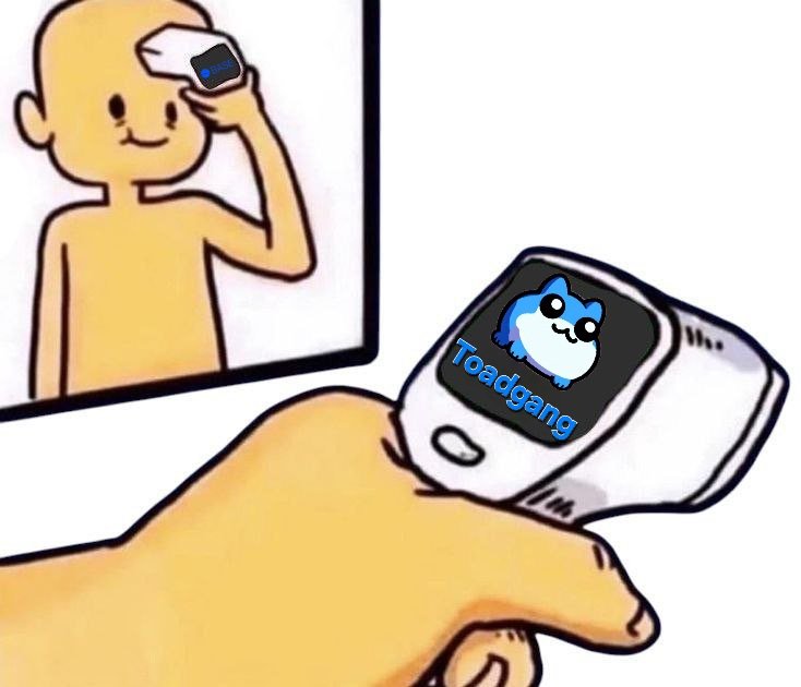 Temp check....yup im #toadgang