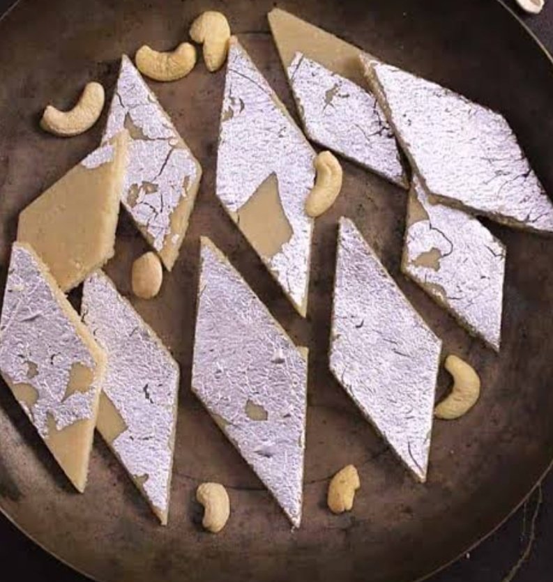 Which one ?

Ghevar               or              kaju katli