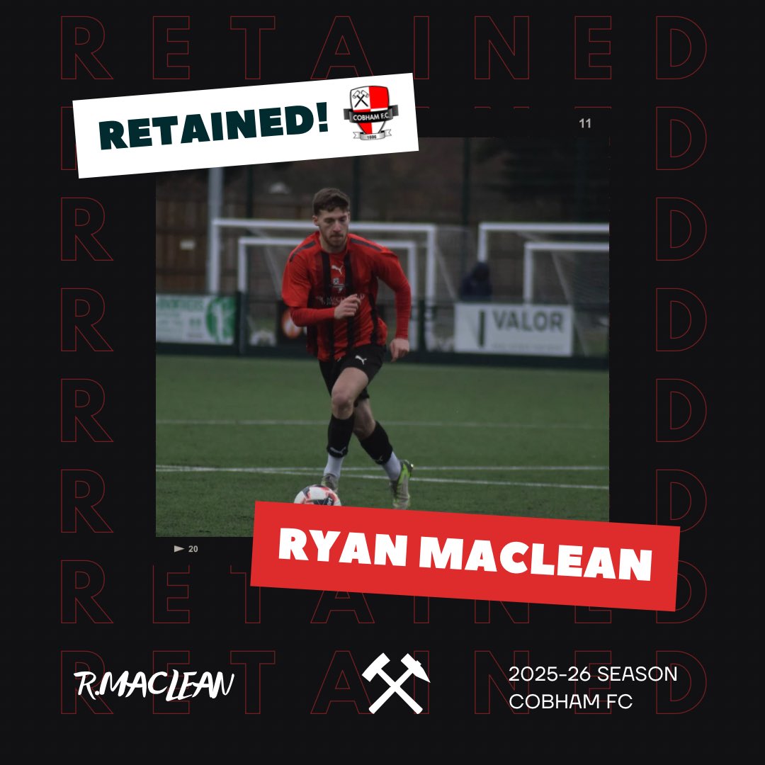 COBHAM FOOTBALL CLUB (@cobham_fc) on Twitter photo ๐ฆ๐พ๐๐ฎ๐ฑ ๐จ๐ฝ๐ฑ๐ฎ๐๐ฒโ๏ธ
Maclean signs on for the upcoming season!
Ryan joined us last season and had a brilliant season at Fullback so we are delighted he is back!
Looking forward to seeing Ryan back in a Hammers Shirt again next season!
๐จ๐ฝ ๐ง๐ต๐ฒ ๐๐ฎ๐บ๐บ๐ฒ๐ฟ๐! ๐ฆ๐พ๐๐ฎ๐ฑ ๐จ๐ฝ๐ฑ๐ฎ๐๐ฒโ๏ธ
Maclean signs on for the upcoming season!
Ryan joined us last season and had a brilliant season at Fullback so we are delighted he is back!
Looking forward to seeing Ryan back in a Hammers Shirt again next season!
๐จ๐ฝ ๐ง๐ต๐ฒ ๐๐ฎ๐บ๐บ๐ฒ๐ฟ๐!