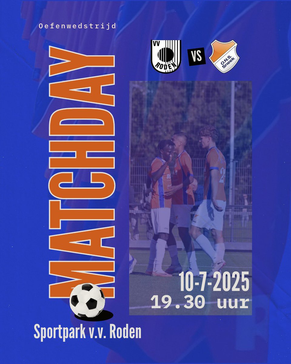 ONSSneek's tweet photo. OEFENMATCHDAY 🆚 @vvRoden!
#rodons https://t.co/ZmWHi8Tcmc