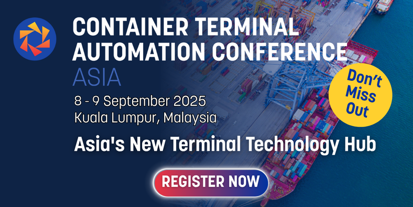 PortTechnology's tweet image. The Container Terminal Automation Conference launches in Asia! Join terminal operators, innovators &amp;amp; port leaders in Kuala Lumpur from 8-9 September 2025. Register now - go.pardot.porttechnology.org/l/1057413/2025… #CTACAsia