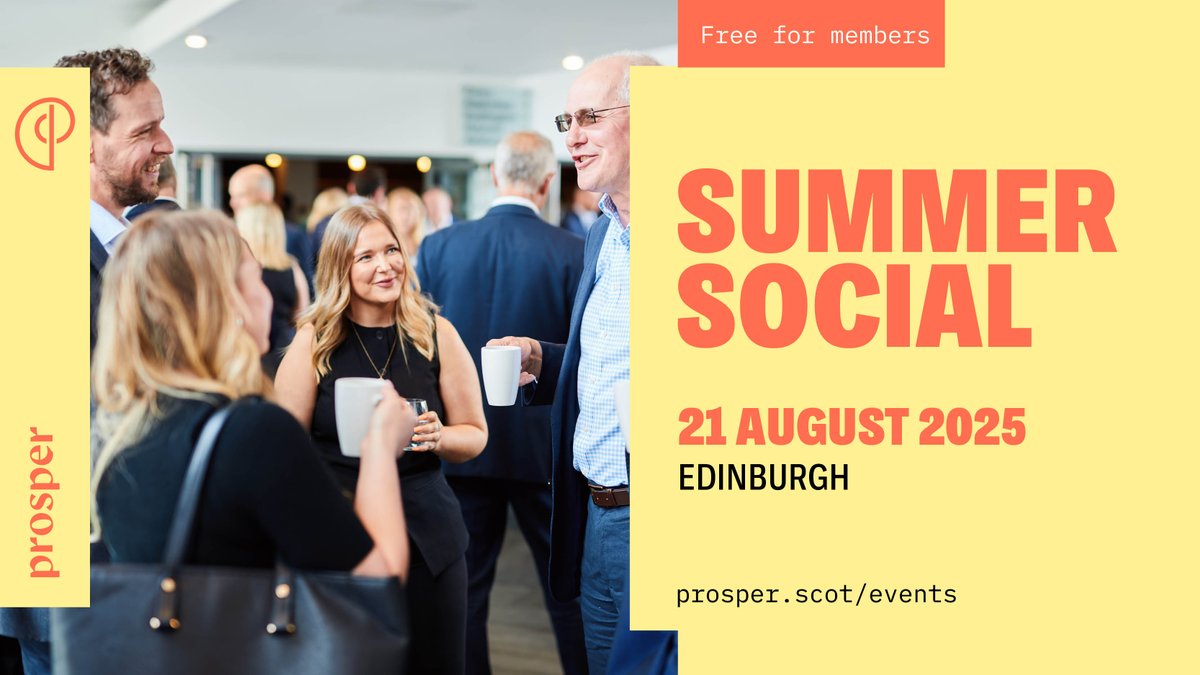 ProsperScot's tweet image. Are you heading out to The Fringe? Our summer social is the perfect way to kick off your evening in Edinburgh.

Whether you’re looking to make new connections, catch up with other members, or simply enjoy a relaxed evening, this is the perfect opportunity.  

Enjoy a summer…
