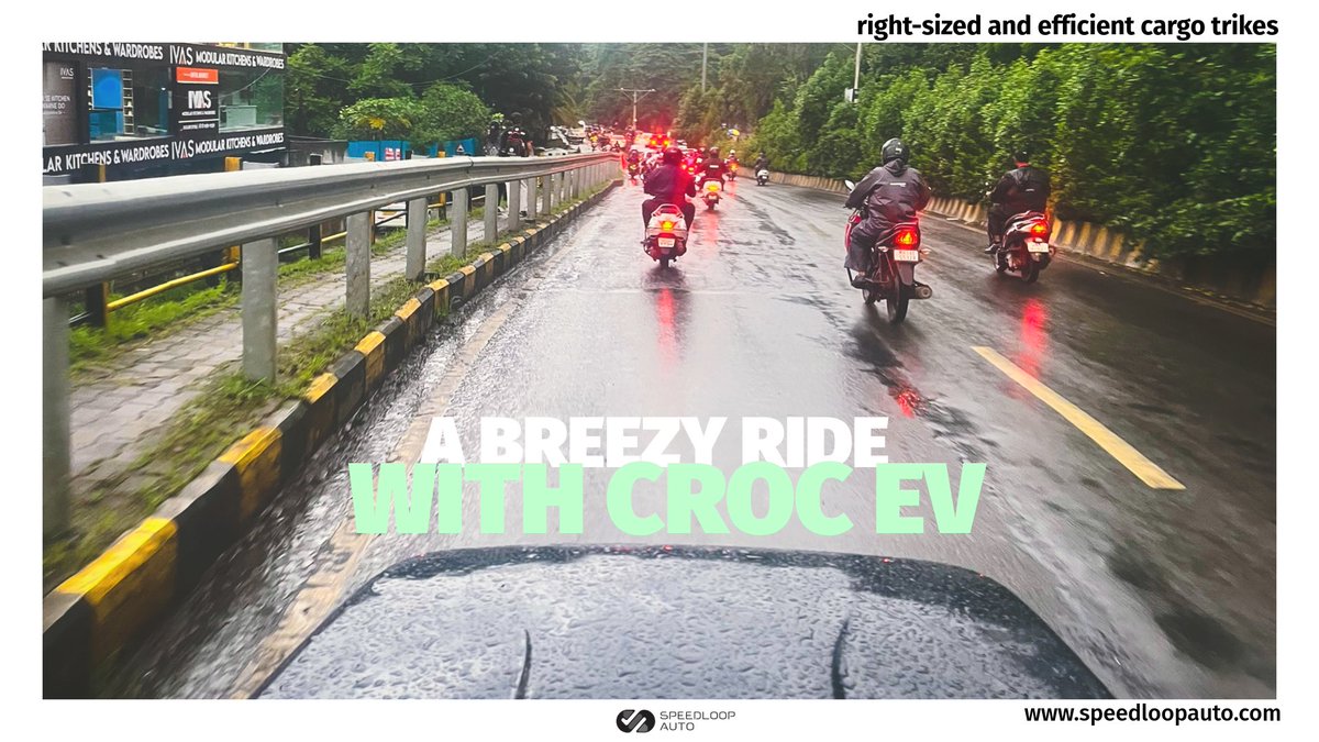 speedloop_auto's tweet image. It&apos;s still Thursday! Take a moment and be at peace😌, just like a breezy ride on CROC EV ft. Pune 😏.
