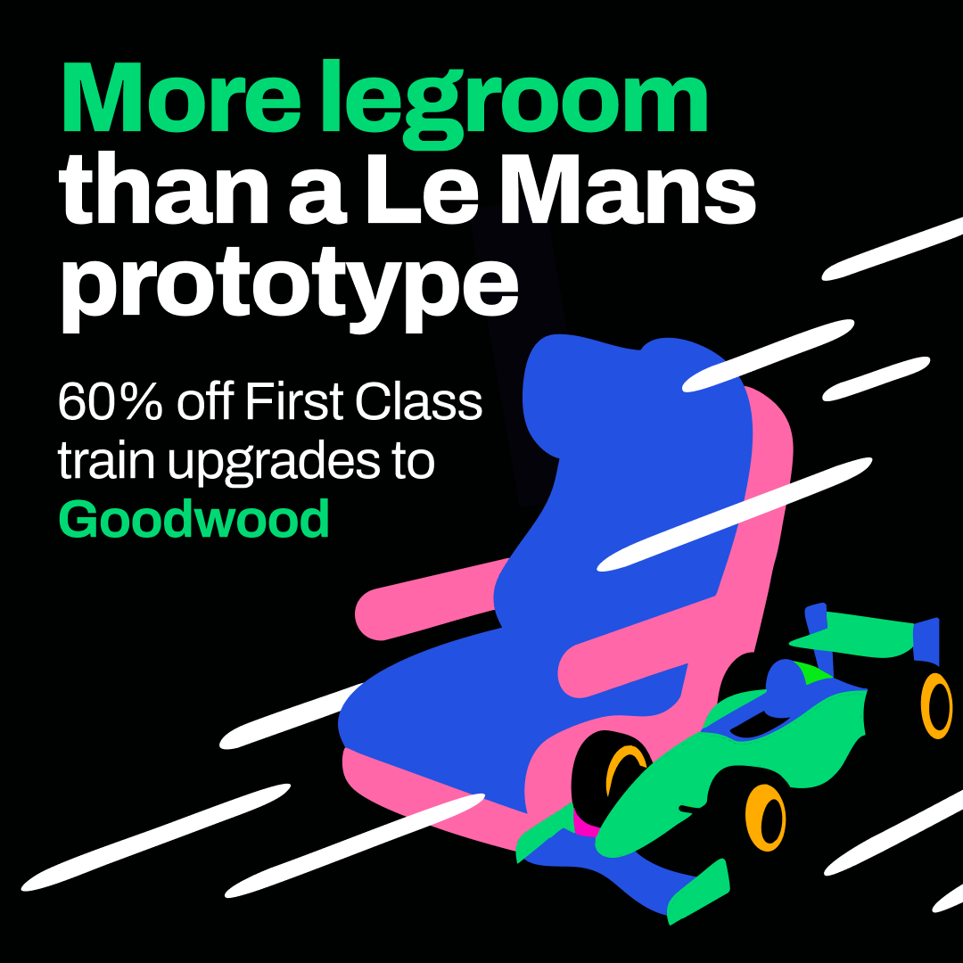 Heading to Goodwood today? Make sure you get there in style with a Seatfrog upgrade 🚗