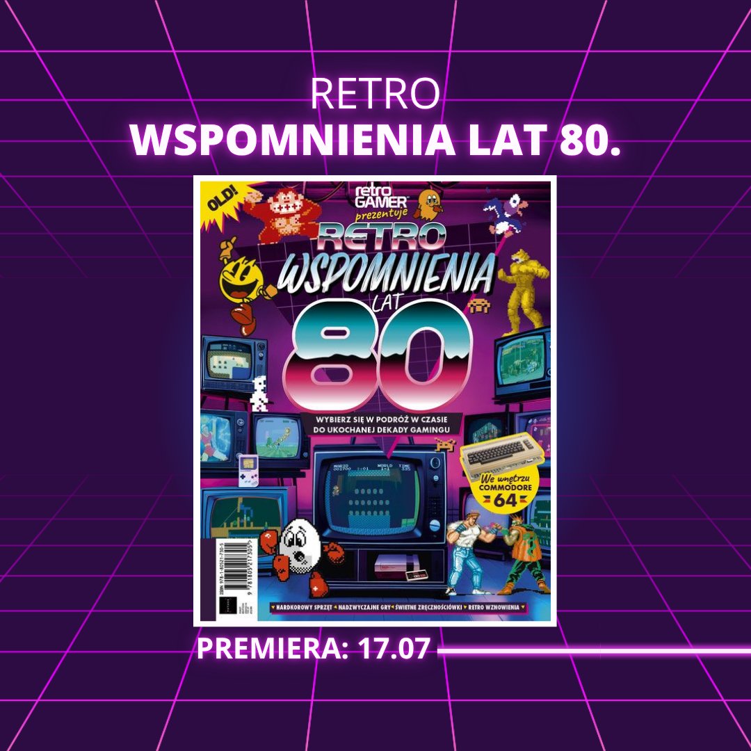 Retallpl's tweet photo. 🎮 Ruszyła przedsprzedaż wyjątkowej publikacji: „Retro. Wspomnienia lat 80.”
Powrót do czasów 8-bitów, automatów i Mario!
Premiera 17 lipca – nostalgia level: MAX
#RETRObook #RetroGaming #Gamers #PixelArt #Nintendo #ArcadeGames #RetroConsole #GamingHistory #PopCulture https://t.co/G9Ko5l8eCD