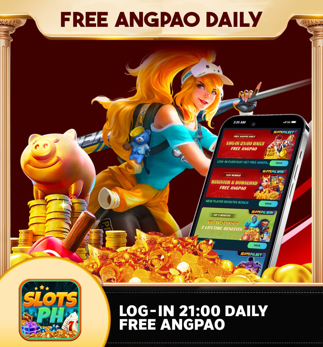 Slotsph's tweet photo. 🌟 Angpao Daily 🌟

📲 Download &amp; Log-In via the Official App

🔹 Rewards Available Between 10:00 PM – 10:30 PM (GMT+8)

💰 Single Reward: Up to ₱8,888

Registration Link : https://t.co/sZTbiXHXbo

#slotsph #slotsphonlinecasino #slotsphcasinogames #bonus #jackpot #bet #superace https://t.co/cLWrSizMAj