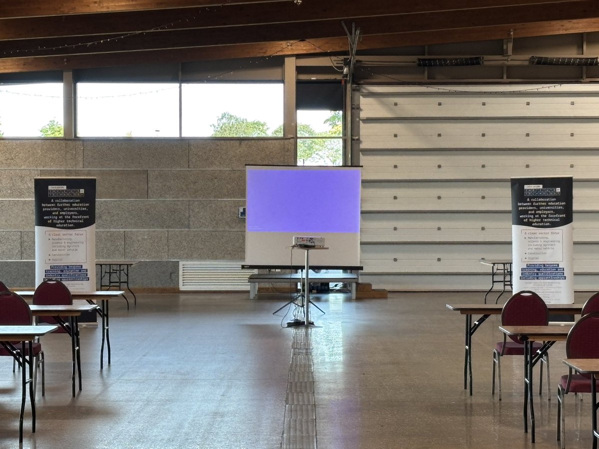 All ready for the start of the Lincolnshire Institute of Technology STEM Challenge #lullbeforthestorm #InstituteofTechnology