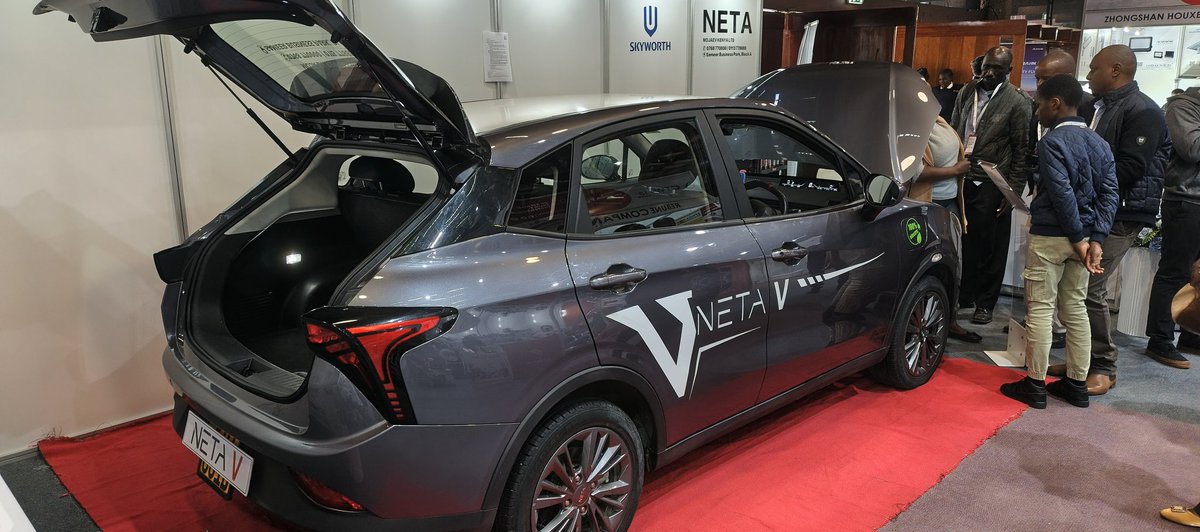 fundiwaev's tweet image. @mojaevafrica has the #NetaV at their booth, right at the entrance, follow the red carpet