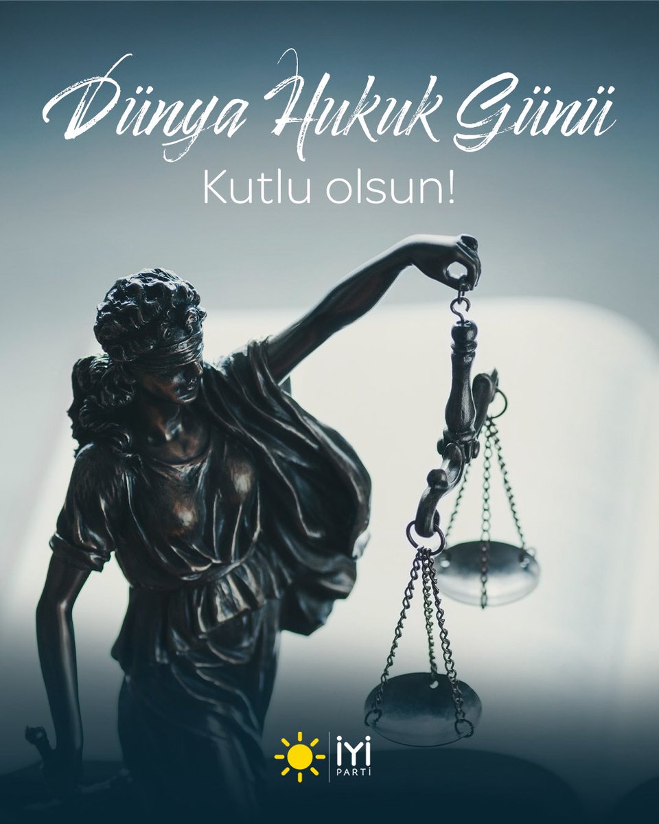 Bugün Türkiye’de hukuk iktidarın gölgesinde, yargı bağımsızlığını kaybetmiş, insanımız adaletin kapısından eli boş dönmektedir.

Adaletin olmadığı yerde huzur da, güven de, gelecek de olmaz.

#DünyaHukukGünü’nde bir kez daha vurguluyoruz:

Hukukun üstün olduğu,
Haklının hakkını