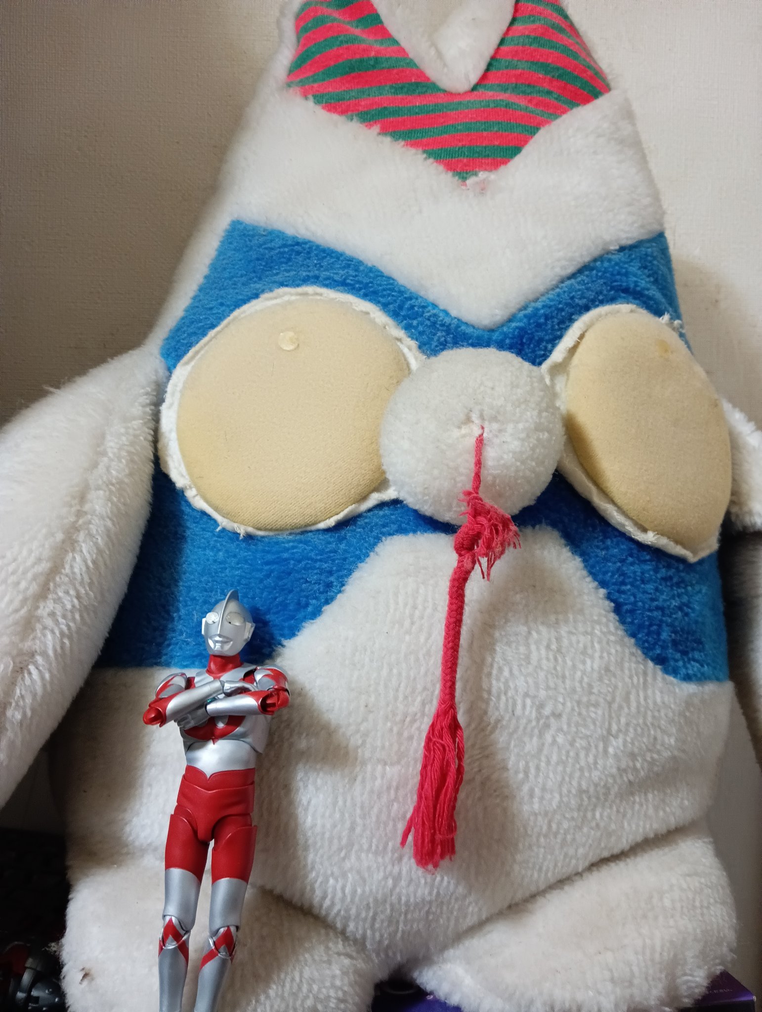 ウルトラマン　バルタン星人タグ付きぬいぐるみ　レトロ ウルトラマン バルタン星人タグ付きぬいぐるみ レトロ ぬいぐるみ