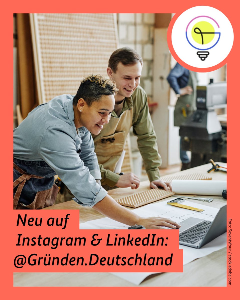 BMWE_'s tweet image. 🤝 Praxisnahe Unterstützung für den #Gründungsalltag mit den neuen Kanälen von Gründen.Deutschland. Infos zu Rechtsformen, Förderung & Beratung – speziell für #Startups. Jetzt auf Instagram und LinkedIn folgen & durchstarten! 🚀 Weitere Infos unter: bundeswirtschaftsministerium.de/Redaktion/DE/S…