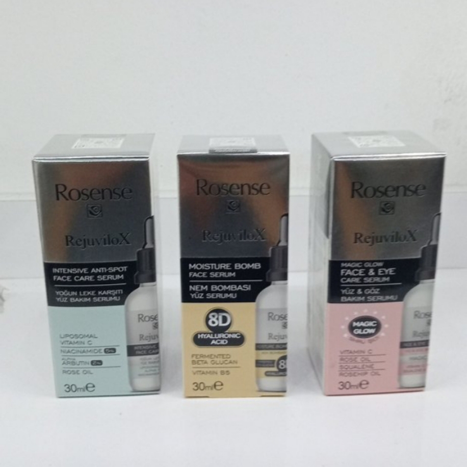 Ürüne mağaza linkinden ulaşabilirsiniz⏬ 
 shopier.com/37443622
Rosense RejuviloX Kadın Anti-aging 3lü serum Seti.
*MARKA VE ÜRÜN REKLAMI DEĞİLDİR , SATIŞ İLANIDIR 
#07akdenizkozmetik #rosense #makeup