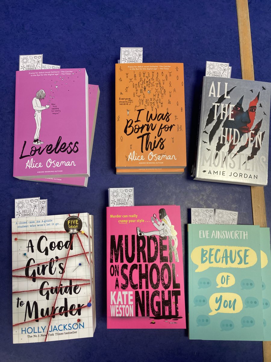 LibraryDGS's tweet image. The selection for Year 10 is pretty good, though I do say so myself! @AliceOseman @amiescool @asgoodasdeadd @EveAinsworth