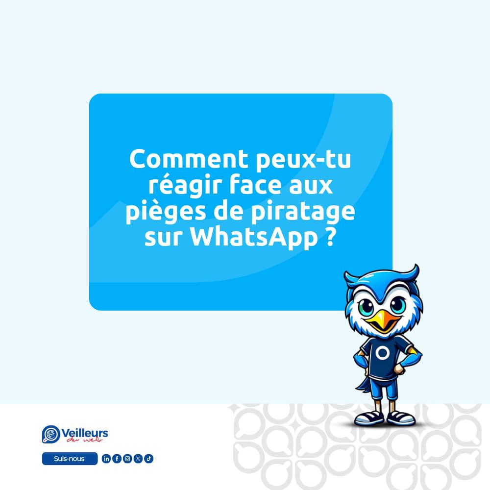 veilleursduweb's tweet image. Une offre-cadeau ? Un emploi soi-disant proposé par l’UNICEF ou une autre grande organisation ? Une promo exclusive d’un réseau de télécommunication ? Sur WhatsApp.
Si ça paraît trop parfait ou trop facile, c’est sûrement un piège. 🎣

Alors, comment peux-tu réagir face à ce…