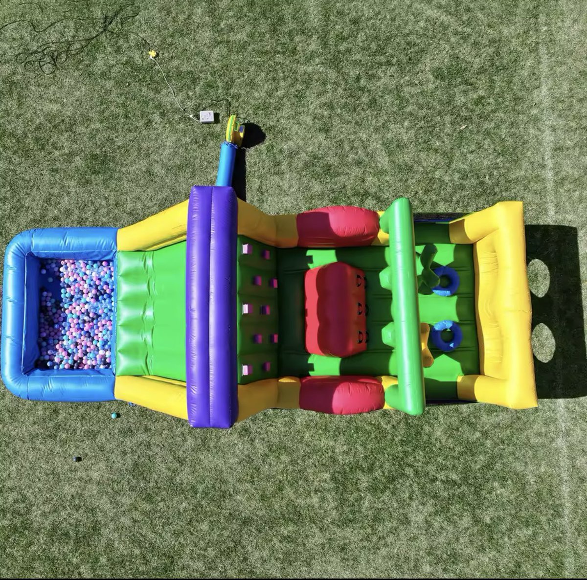 InGunge's tweet image. Last chance to get your gunge covered inflatable obstacle course custom video in 🫟 filming next weekend! DM me for more details. #gunge #gunged #gunging