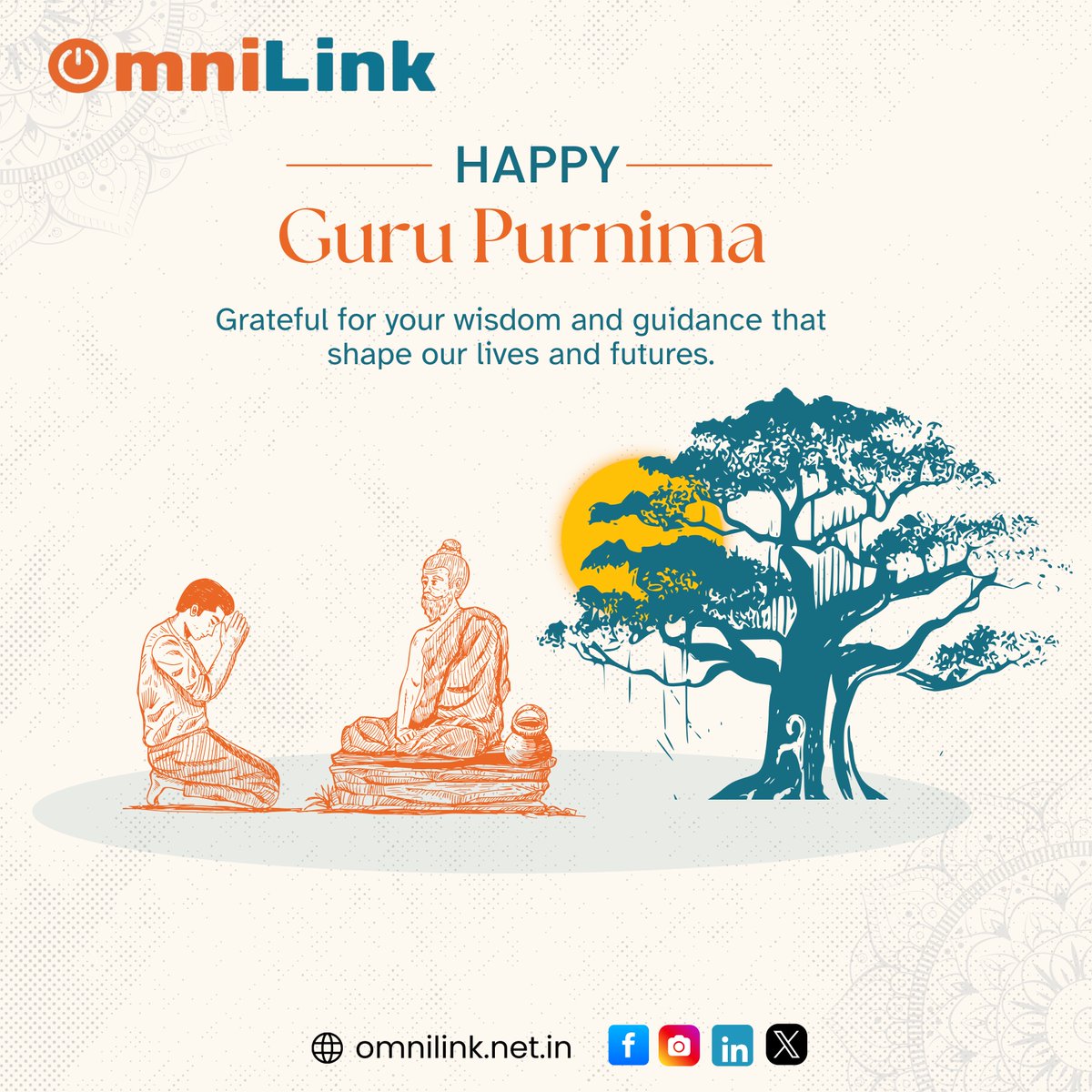 🙏 Honoring the guiding lights who inspire, teach, and shape our journey.
Happy #GuruPurnima from all of us at #OmniLinkTechnology 🌟
#Gratitude #Mentorship #Leadership #TechWithPurpose <a href="/CMO_Odisha/">CMO Odisha</a> <a href="/MahalingMukesh/">Dr. Mukesh Mahaling</a> <a href="/dpradhanbjp/">Dharmendra Pradhan</a> <a href="/GoI_MeitY/">Ministry of Electronics & IT</a> <a href="/OCAC_Odisha/">OCAC Odisha</a>