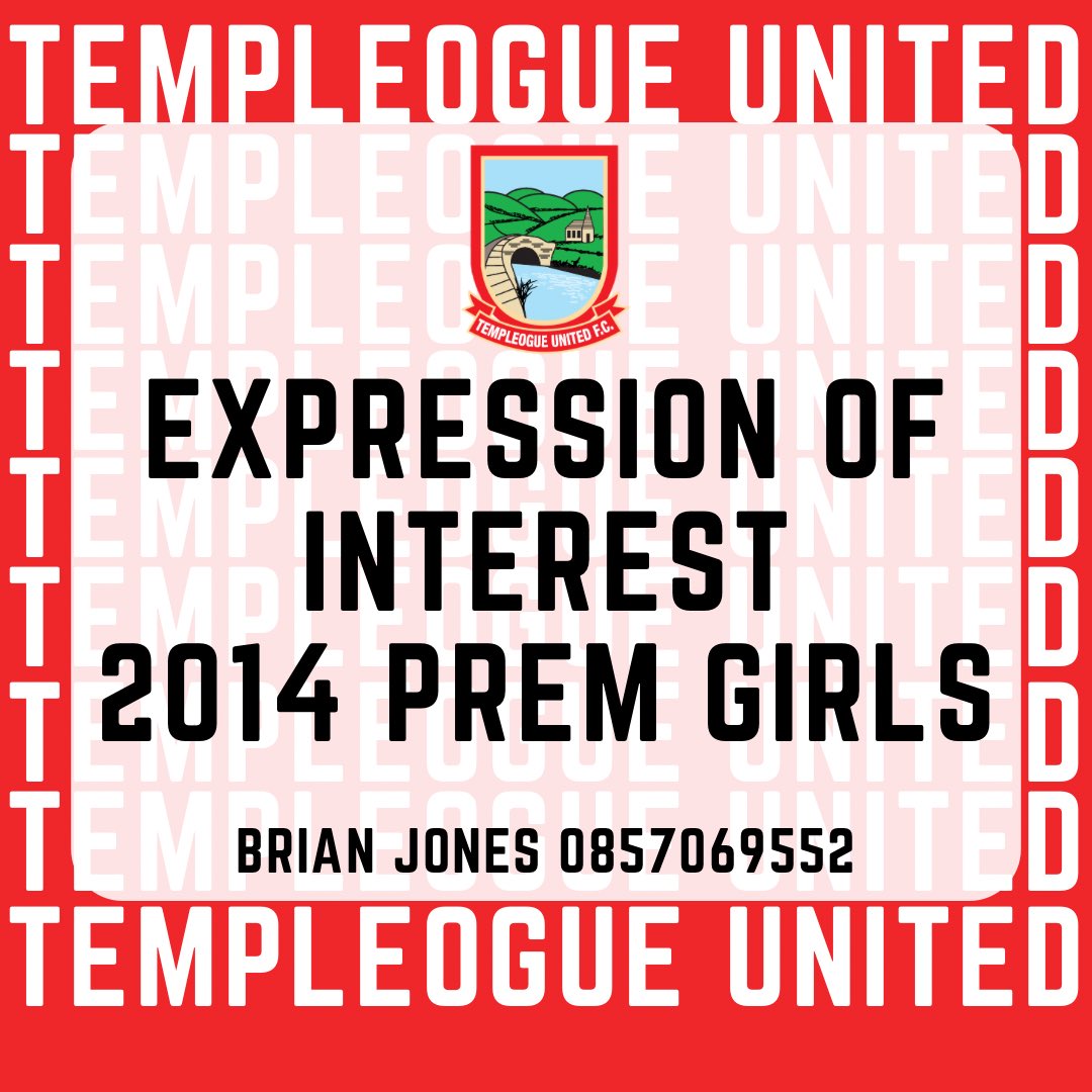 TUFC1977's tweet image. 2014 GIRLS EXPRESSION OF INTEREST