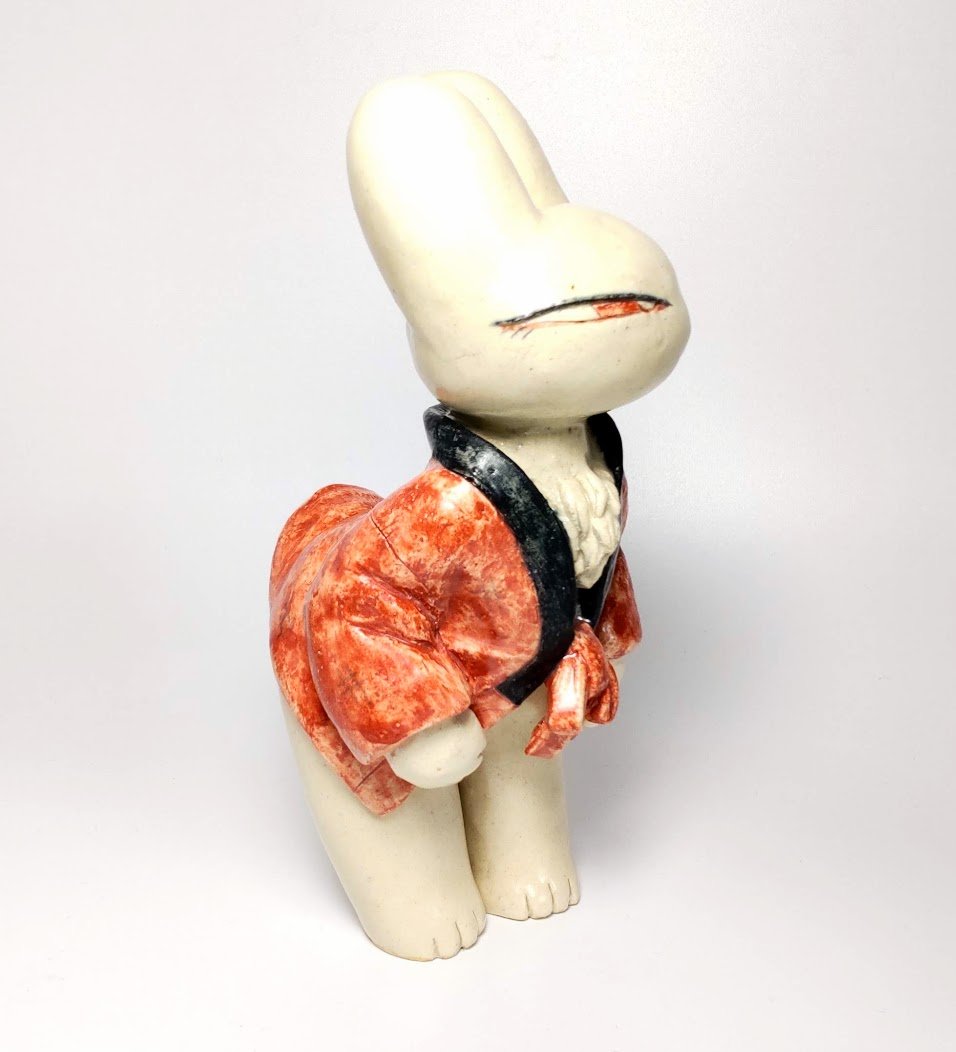 riku_usi's tweet image. 8月に下北沢でfocusさん（@qs75834）と二人展します。
自分は最近作っていた陶器の立体を展示します。
よろしくどうぞ！