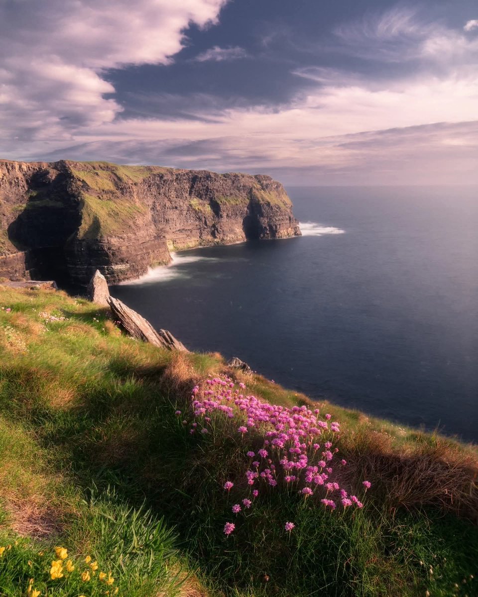 ThisIsIreland3's tweet image. Oh! the cliffs are old
And the cliffs are sad,
And they know me sane
While men deem me mad 💚

~Henry Lawson (1867-1922)

📍The iconic Cliffs of Moher, County Clare, Éire 🇮🇪

📸 Eoinogkelly Photography

#Clare #Cliffs #Ireland #Iconic