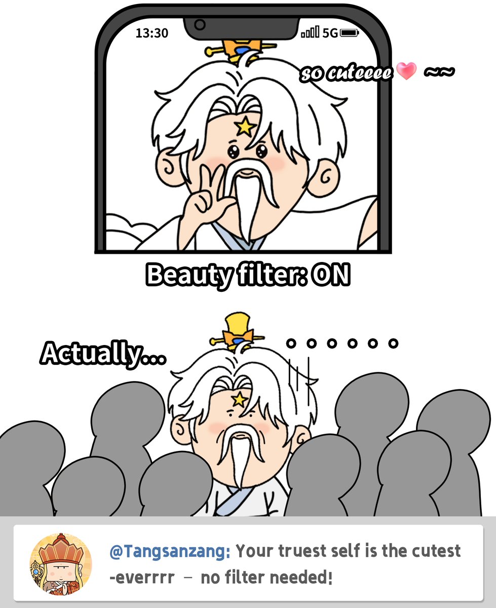 #TheNewJourney🤳That friend of yours who’s never without BeautyCam.🎀#beyourself