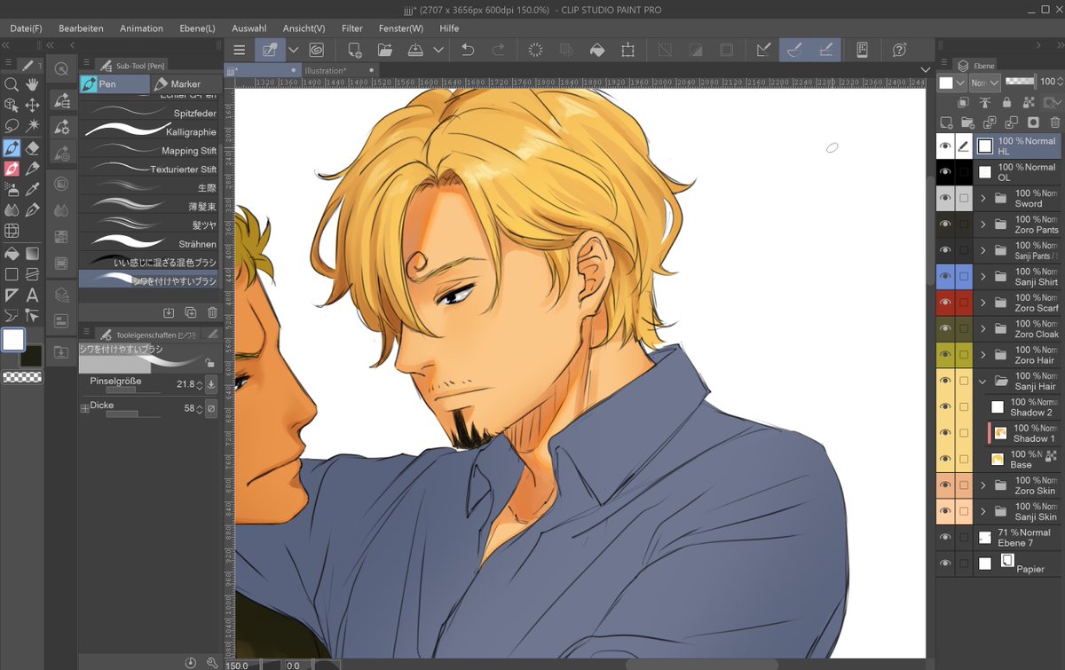 aari_arts's tweet image. I found some cool new brushes so yeah, time has come 😂