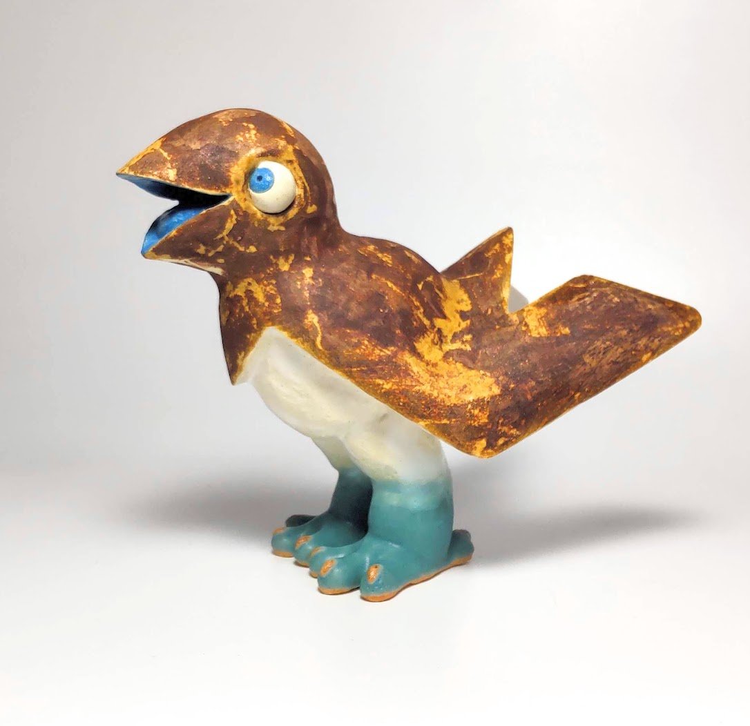 riku_usi's tweet image. 8月に下北沢でfocusさん（@qs75834）と二人展します。
自分は最近作っていた陶器の立体を展示します。
よろしくどうぞ！