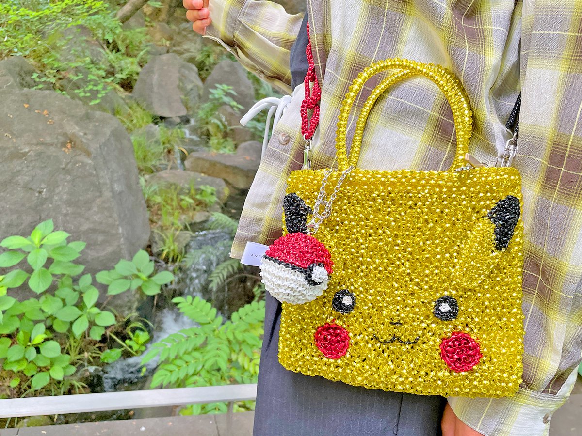 ANTEPRIMA さんから、ポケモンデザインの #ワイヤーバッグ とバッグ