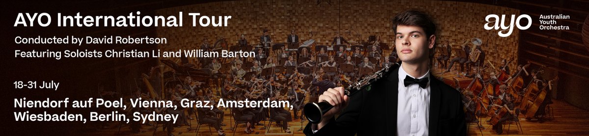 Mario Holzner (@marioholzner) on Twitter photo Australia meets Austria on 20 July 2025 at 11:00 <a href="/Musikverein/">Musikverein Wien</a> 🦘🦘🦘
musikverein.at/konzert/?id=00… Australia meets Austria on 20 July 2025 at 11:00 <a href="/Musikverein/">Musikverein Wien</a> 🦘🦘🦘
musikverein.at/konzert/?id=00…