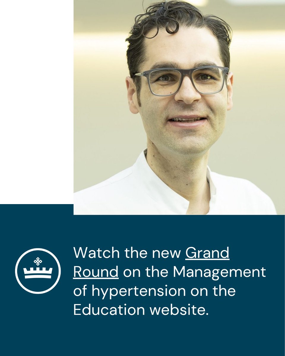 RBHHEducation's tweet image. We were privileged to host Dr Felix Mahfoud for an insightful Grand Round on 'Management of Hypertension - Lifestyle modification, pills or intervention?'
Watch the Grand Round here: ow.ly/oshj50WjMr9
#MedEd #MedEducation #Hypertension