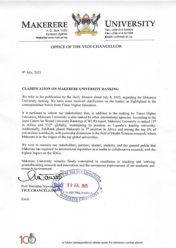 Makerere Advancement Office tweet media