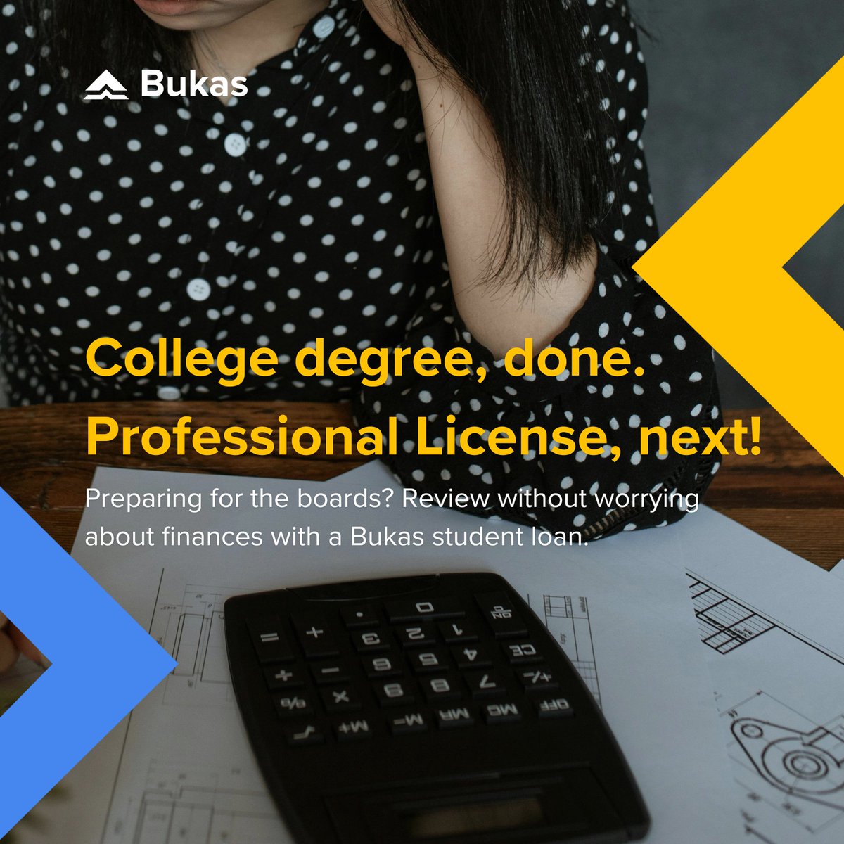 Done with your Bukas student loan for college? Ituloy mo na 'yan! Pwede ka rin mag-apply ng coverage for your board review. 📚

Check out our partners here: bukas.ph/partners/

#SayoAngBukas #MoreThanJustALoan