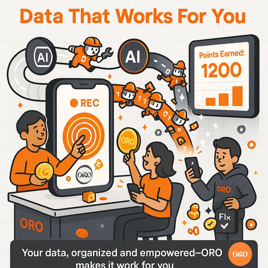 ryanliu82's tweet photo. Data That Works For You🚀
Forget feeding AI random web scraps. ORO treats your data like gold—tagged with who, why, and when before it’s used. You hold the keys, not hidden black boxes. Every input earns its spot in the AI pipeline.
#DataPower #JoinORO

#getoro_xyz @getoro_xyz https://t.co/sYkU2ooBbA