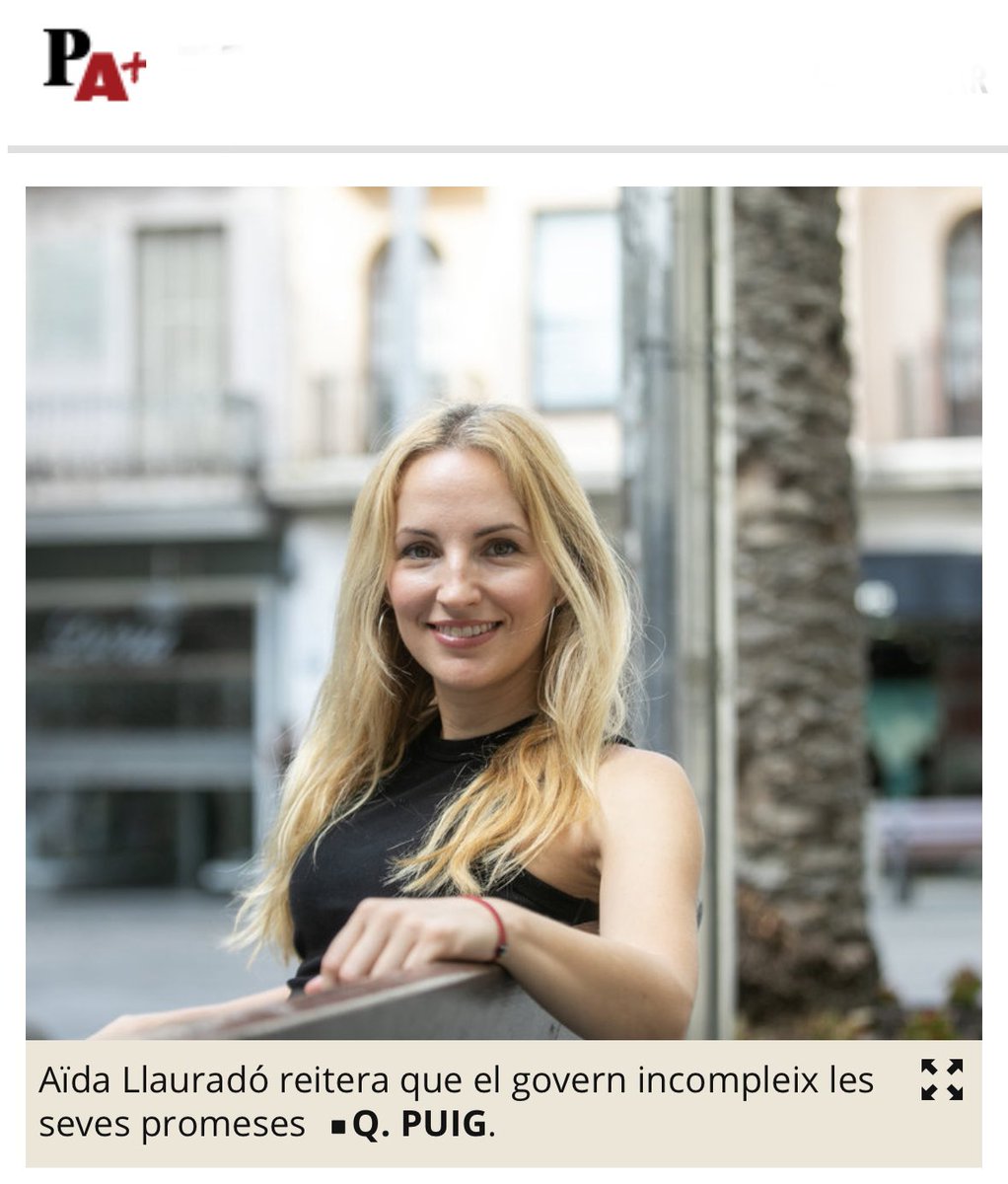 Aïda Llauradó 🇵🇸 (@aidallaurado) on Twitter photo 🗞️ Entrevista d'<a href="/elpuntavui/">El Punt Avui 🎗️</a> complint l'equador del mandat d'Albiol:
👉 2 anys de grans titulars i promeses incomplertes del PP.
🔗 Entrevista sencera: t.ly/jA7AN
amb <a href="/saramunoz/">Sara Muñoz</a> .
Tot i el retrocés a #Badalona, <a href="/EnComuBDN/">Badalona En Comú</a> seguim construint alternativa ✊ 🗞️ Entrevista d'<a href="/elpuntavui/">El Punt Avui 🎗️</a> complint l'equador del mandat d'Albiol:
👉 2 anys de grans titulars i promeses incomplertes del PP.
🔗 Entrevista sencera: t.ly/jA7AN
amb <a href="/saramunoz/">Sara Muñoz</a> .
Tot i el retrocés a #Badalona, <a href="/EnComuBDN/">Badalona En Comú</a> seguim construint alternativa ✊