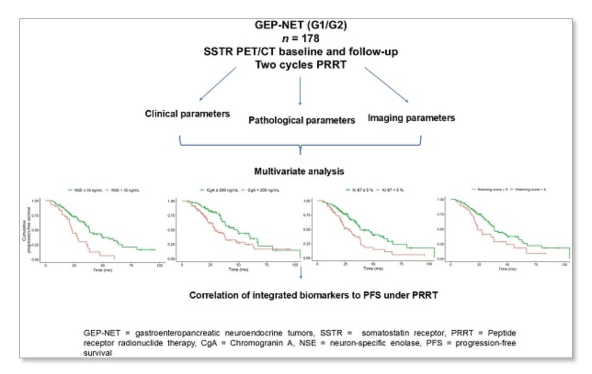 Herr et al. on the association of #IntegratedBiomarkers and progression-free survival prediction in patients with #GEPNET undergoing [177Lu]Lu-DOTA-TATE therapy. #LMUnuclearmedicine #LMUradiology

doi.org/10.7150/thno.1…