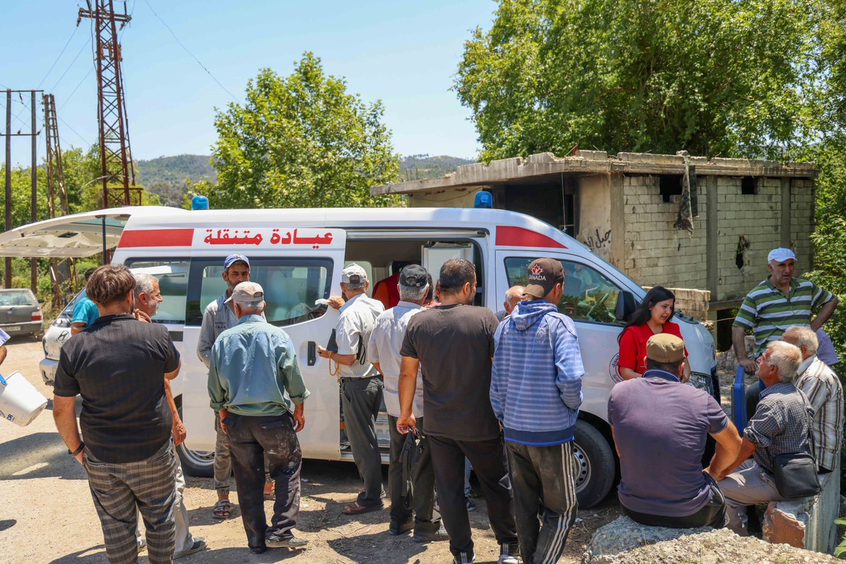 SYRedCrescent's tweet image. For 7 days, @SYRedCrescent mobile clinics have brought vital healthcare to 497 people in fire-hit #Latakia villages, including children & chronic patients! Many families were cut off by dangerous roads. Supported by @ifrc & @roteskreuz_de.
#Syria #WildfiresResponse