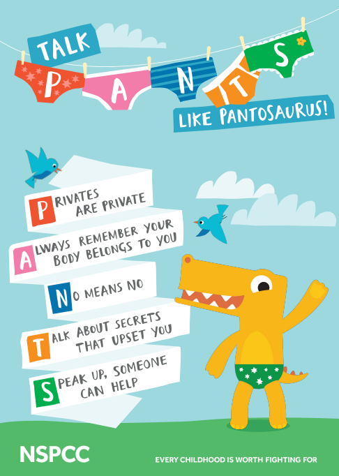 This morning, we revisited the 'PANTS' rule in assembly through a story with Pantosaurus! The children also sang along with the Pantosaurus song to help them remember the important message! <a href="/NSPCC/">NSPCC</a>
