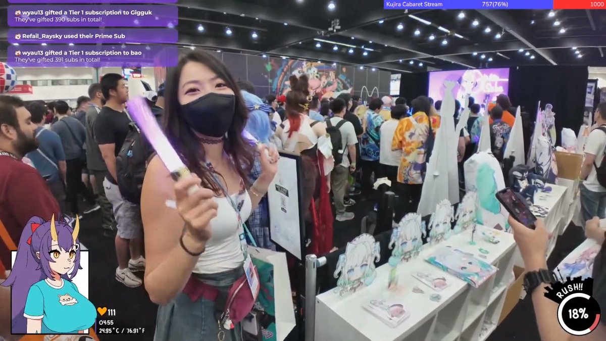 Giri saw my 3D live concert at Anime Expo! 
Thank you💜✨

youtube.com/live/IvfVDe7Ap…

#AX2025 #AnimeExpo