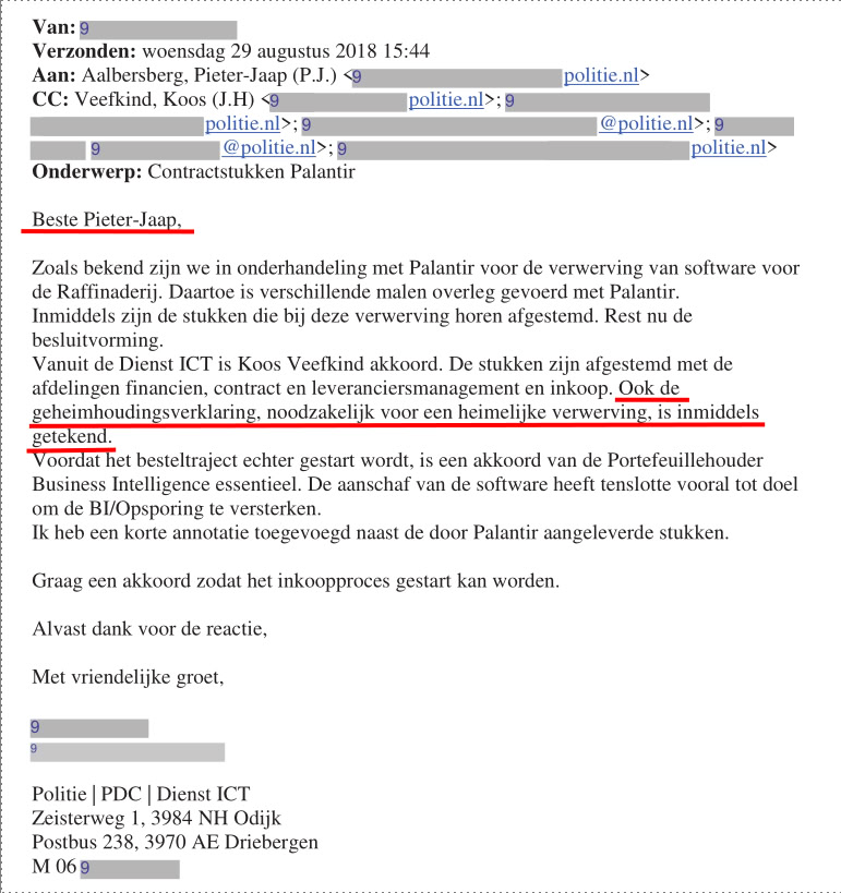 Precies dit 👇

Op 15 januari 2021 viel het kabinet vanwege de Toeslagenaffaire. Die is veroorzaakt door predictive policing. Algoritmes die een lijstje met "verdachten" opleverden, gebaseerd op gecombineerde datasets waarvan deze "verdachten" geen weet hadden en waar geen