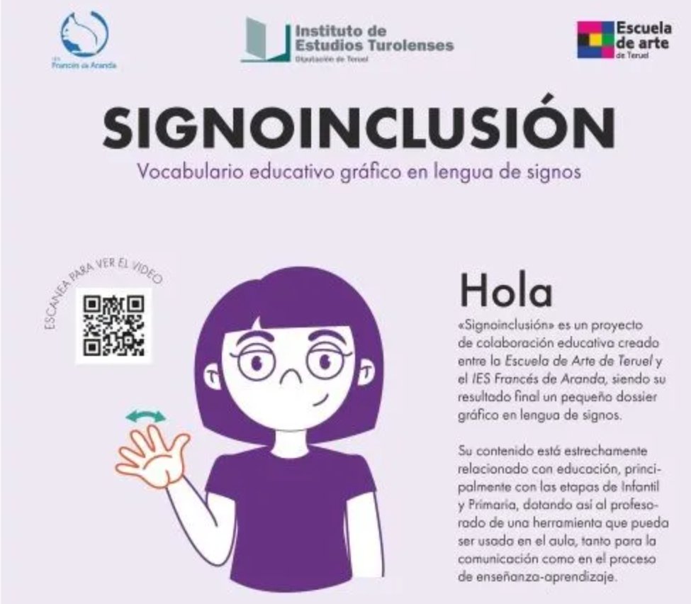 👋Aprende vocabulario en LSE con Signoinclusión 
epale.ec.europa.eu/es/resource-ce… 
<a href="/EPALE_ES/">EPALE_ES</a> <a href="/EPAAragon/">Educación de Personas Adultas Aragón</a> <a href="/EATeruel/">EA Teruel</a> #IET <a href="/DPTeruel/">Diputación de Teruel - DPT</a> <a href="/IESFdeAranda/">IES Francés de Aranda</a>