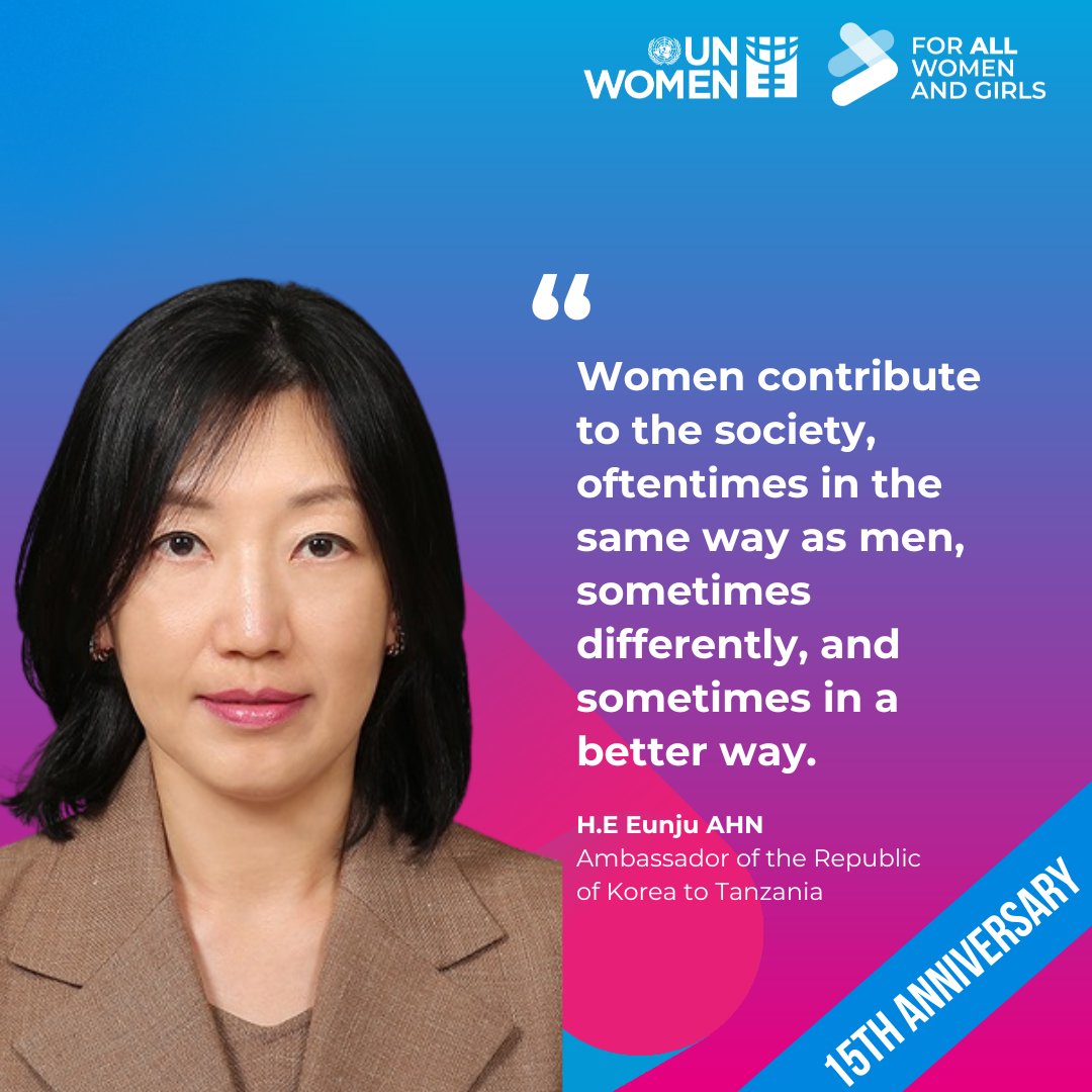 UN Women Tanzania (@unwomentanzania) on Twitter photo Inclusivity means valuing the diverse contributions of all women, men, boys, and girls.
Asante sana, 감사합니다 🇰🇷 Korea, for your enduring commitment to investing in women and recognizing their vital role in sustainable development.
<a href="/koreanembassy/">Embassy of the Republic of Korea to Tanzania</a> Inclusivity means valuing the diverse contributions of all women, men, boys, and girls.
Asante sana, 감사합니다 🇰🇷 Korea, for your enduring commitment to investing in women and recognizing their vital role in sustainable development.
<a href="/koreanembassy/">Embassy of the Republic of Korea to Tanzania</a>