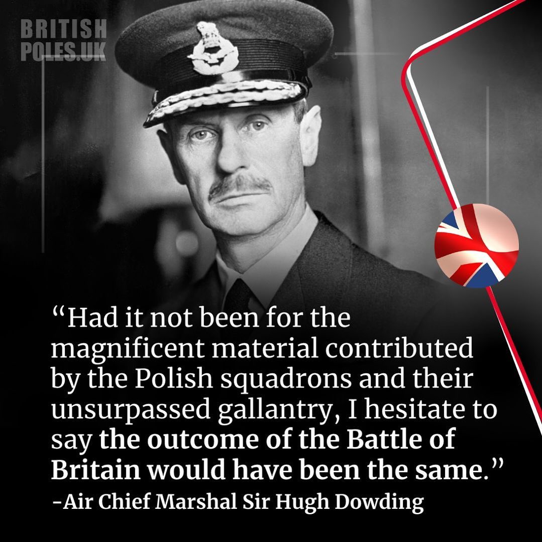 British Poles (@britishpoles) on Twitter photo Air Chief Marshal Sir Hugh Dowding, who led <a href="/RoyalAirForce/">Royal Air Force</a> Command during the decisive 1940 #BattleOfBritain, said: “Had it not been for the magnificent material contributed by the Polish Squadrons and their unsurpassed gallantry, I hesitate to say the outcome of the Battle of Air Chief Marshal Sir Hugh Dowding, who led <a href="/RoyalAirForce/">Royal Air Force</a> Command during the decisive 1940 #BattleOfBritain, said: “Had it not been for the magnificent material contributed by the Polish Squadrons and their unsurpassed gallantry, I hesitate to say the outcome of the Battle of