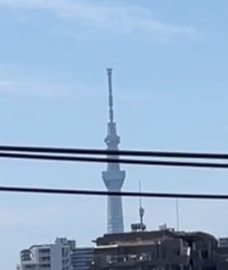 年末に買ったおうちの引渡しday🏠✨
屋上からスカイツリーがみえる！🦙💨