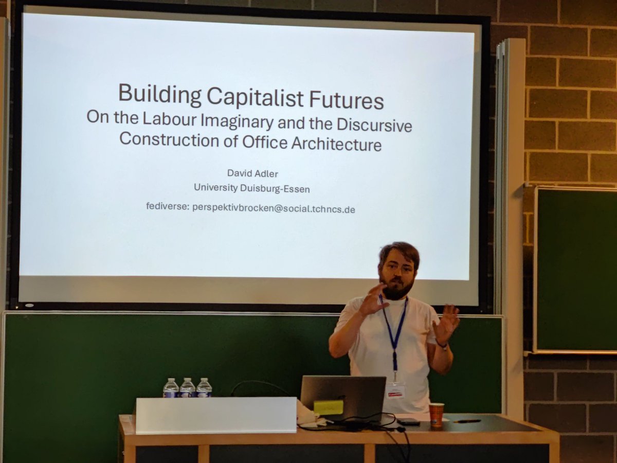 discourse_net's tweet image. David Adler's take on:
Building Capitalist Futures. On the Labour Imaginary and the Discursive Construction of Office Architecture
#ArchitectureDiscourse
#panopticon
#dystopiaiscapitalism
#dnc6