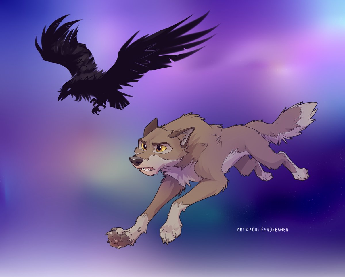 Balto with black chiken🖤