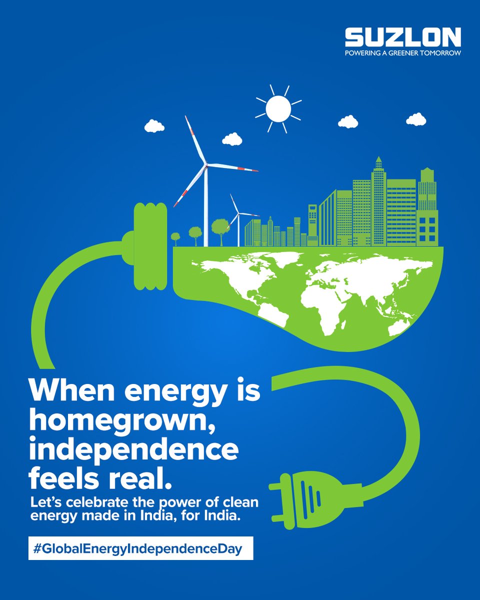 Energy independence is built on the power we generate ourselves. 
As India accelerates its clean energy transition, homegrown renewables are fuelling industries, empowering communities, and strengthening the nation’s future.

A self-reliant, greener tomorrow isn’t a vision, it’s