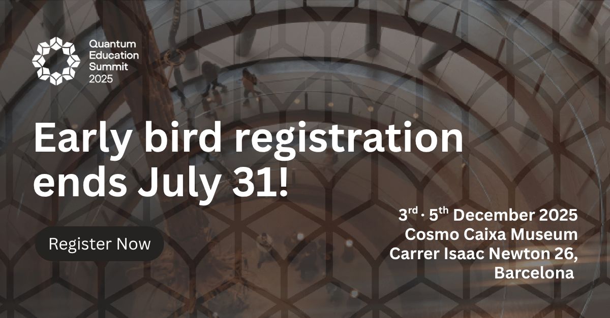 BSC is part of the  Quantum Education Summit #QES2025

⚛️This international event will bring together educators, researchers, &amp; industry professionals to explore the transformative power of #quantum technologies in education

🌐Official event of the International Year of Quantum