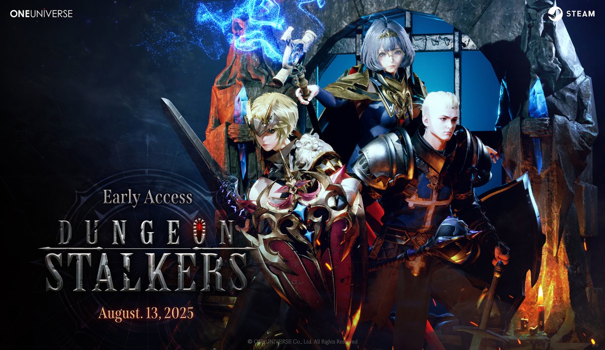 現在、ダンジョンストーカーズチームは
8月13日のアーリーアクセスに向けて
日々忙しく準備を行っております！

もうすぐダンジョンでお会いできることを
楽しみにしております！

#ダンジョンストーカーズ #DungeonStalkers