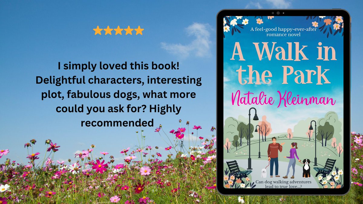 Take a walk in Greenwich Park. The real one AND the #book     
Fabulous for beach or garden, or even indoors.   
For lovers of #romance and #dogs -  and not necessarily in that order 😊 
#KindleUnlimited 
getbook.at/AWalkInThePark