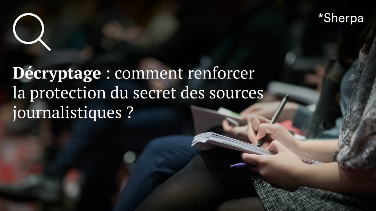 La protection du secret des sources est en danger.

❌ Sans garantie de confidentialité, les représailles que risquent les sources des journalistes peuvent les dissuader de révéler des informations d’intérêt général.  

Lire note note d'analyse 👉 bit.ly/4nGg3ly