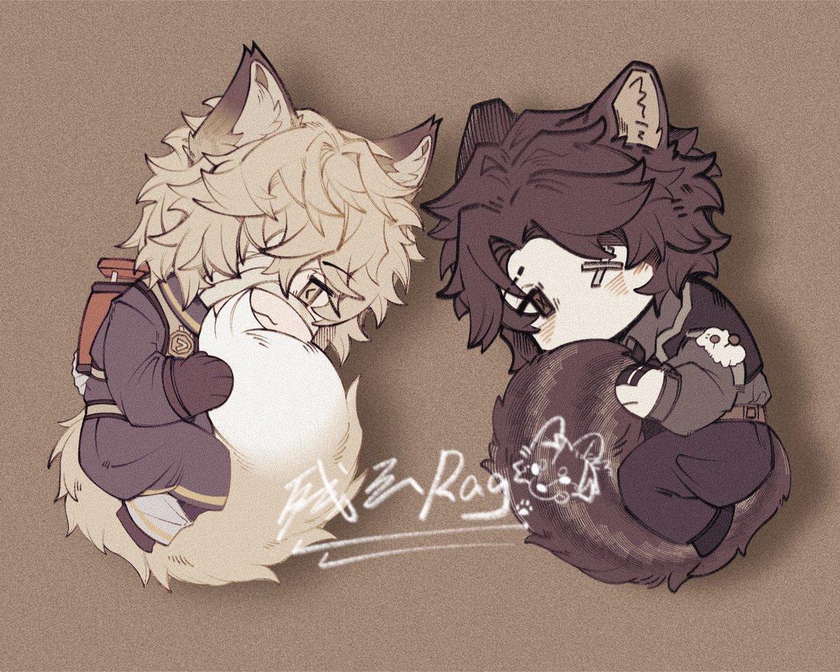 RaggedClouds's tweet image. #フロマティ #florimatt #火偶 #第五人格 
🦊🐿️